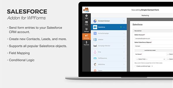 WPForms Salesforce for WordPress