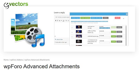 wpForo Advanced Attachments for WordPress
