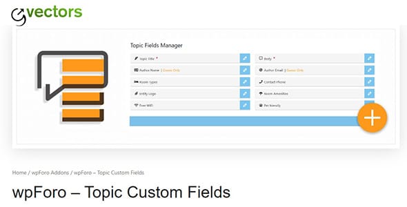 wpForo Topic Custom Fields for WordPress