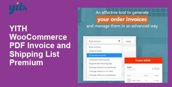 YITH PDF Invoice and Shipping List Premium for WooCommerce