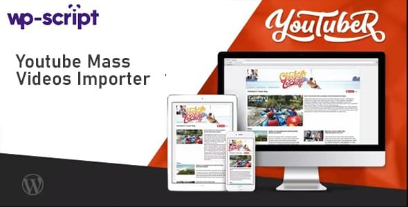 Youtube Mass Videos Importer for WordPress