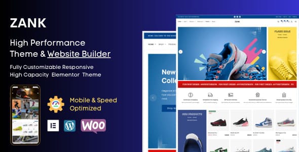Zank Elementor Builder WooCommerce Theme