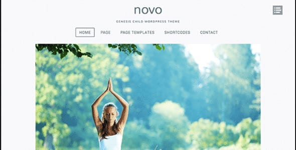 Novo Genesis WordPress Theme by Zigzagpress