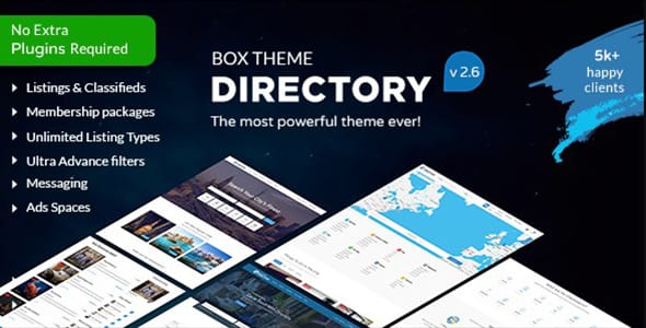 Directory Multi Purpose WordPress Theme