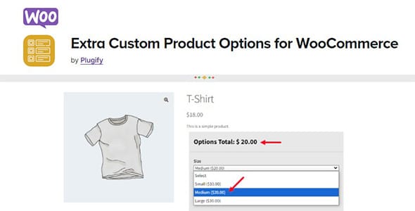 Extra Custom Product Options for Woocommerce