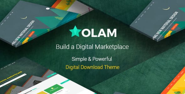 Olam Easy Digital Downloads Marketplace WordPress Theme