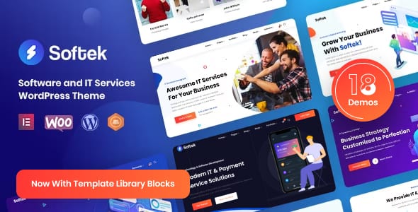Softek Software and IT Solutions WordPress Theme
