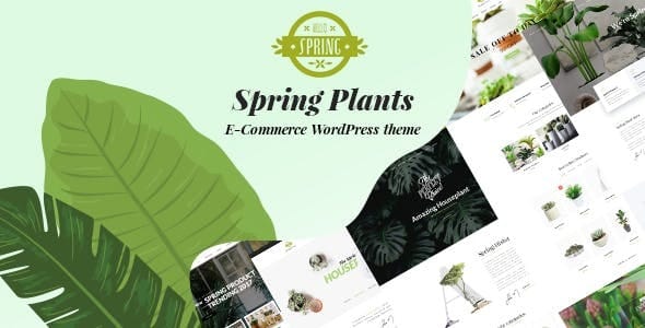 Spring Plants Gardening and Houseplants WordPress Theme