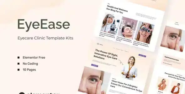 EyeEase Eyecare Clinic Template Kits