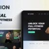 Fusion Personal Trainer and Fitness Elementor Template Kit