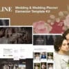 Loveline Wedding and Wedding Planner Elementor Pro Template Kit