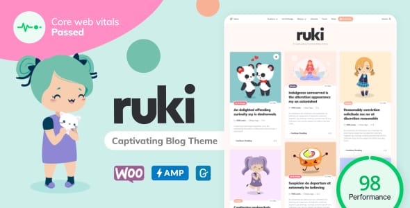 Ruki A Captivating Personal Blog Theme