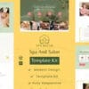 Spa Blush Beauty Massage and Wellness Elementor Template kit