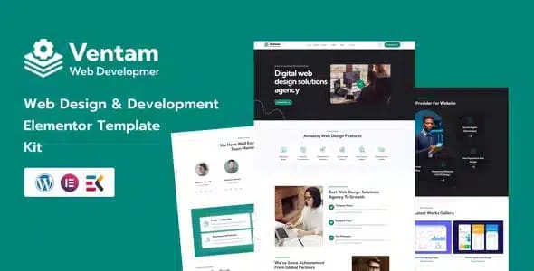 Ventam Web Design Agency Elementor Template Kit