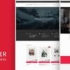Icelander Business Portfolio and WooCommerce Theme
