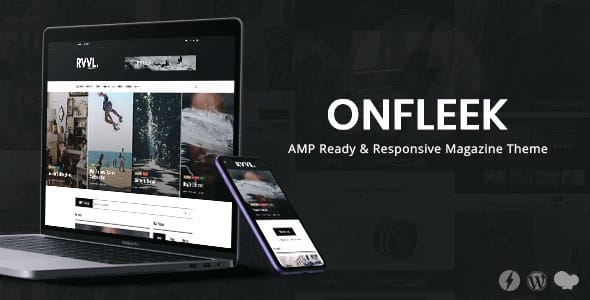 Onfleek AMP Ready and Responsive Magazine Theme